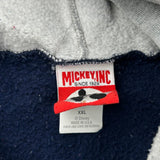 Mickey Mouse Mickey Inc Cartoon Hoodie - 2XL Navy Cotton