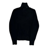 Tommy Hilfiger 1/4 Zip - Small Black Cotton
