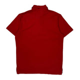 Tommy Hilfiger Polo Shirt - Large Red Cotton