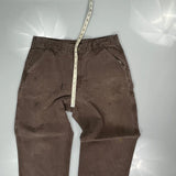 Carhartt Carpenter Trousers - 35W 30L Brown Cotton