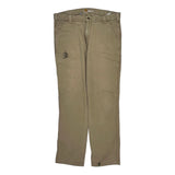 Carhartt Carpenter Trousers - 37W 34L Beige Cotton