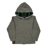 Age 5 Polo By Ralph Lauren Hoodie - XS Grey Cotton Blend