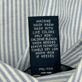 Age 4 Ralph Lauren Striped Shirt - Small Blue Cotton