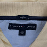 Tommy Hilfiger Polo Shirt - Large Beige Cotton