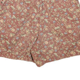 LIZWEAR Womens Shorts Pink Floral Print Casual S W25 Summer Wear