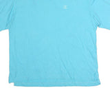 CHAMPION Womens Blue Crew Neck T-Shirt L Short Sleeve Cotton Casual Everyday