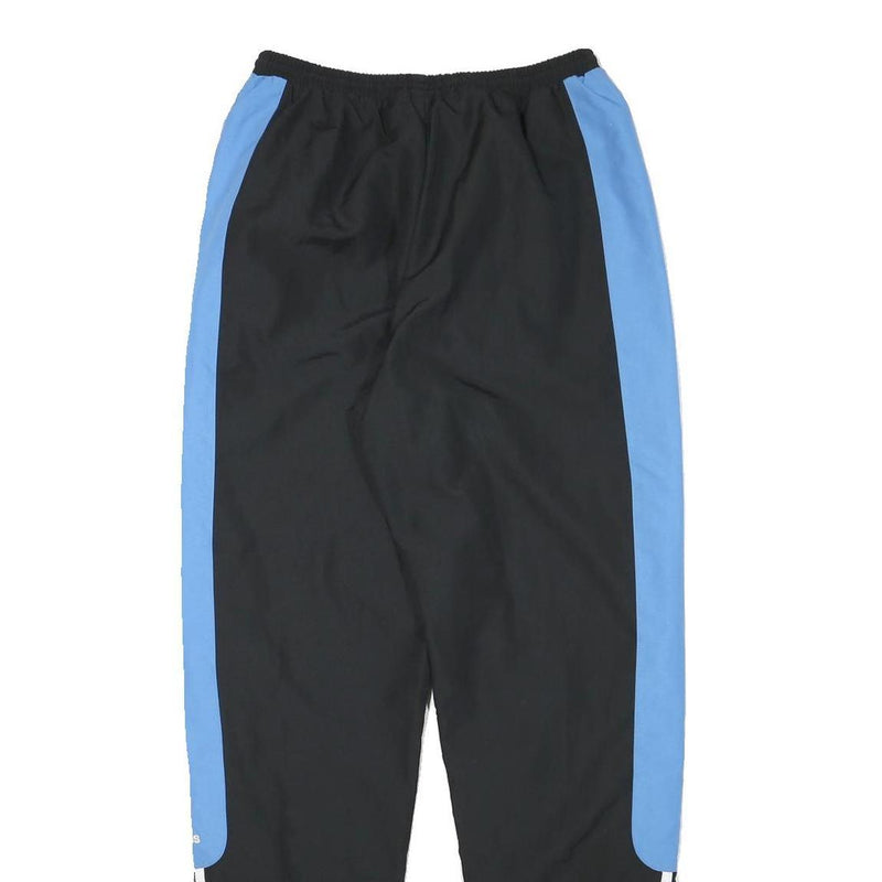 ADIDAS Mens Joggers Black & Blue Regular Tapered M W26 L31 Sportswear Track