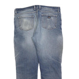 DICKIES Mens Blue Regular Fit Straight Denim Light Wash W40 L32 Workwear Jeans