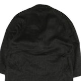 Mens Black Regular Fit Classic Jacket L Polyester Blend Plain Button Closure
