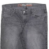 LIVERGY Mens Shorts Black Modern Straight 2XL W40 Cotton Blend Casual