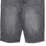 LIVERGY Mens Shorts Black Modern Straight 2XL W40 Cotton Blend Casual