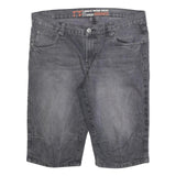 LIVERGY Mens Shorts Black Modern Straight 2XL W40 Cotton Blend Casual