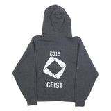 JERZEES Mens Grey Beavercreek DECA Senior Hoodie M Cotton Blend Drawstring