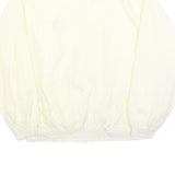 HOLLAND AMERICAL LINE Mens Cream XL Polyester Jacket Button Plain Lightweight