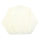 HOLLAND AMERICAL LINE Mens Cream XL Polyester Jacket Button Plain Lightweight