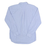 TOMMY HILFIGER Mens Blue Regular Fit Cotton Shirt M Button Down Collar Long