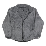 THE NORTH FACE Womens Grey Polyester Zip Jacket 2XL Fleece Casual Outdoor