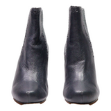 CLARKS Ankle Boots Grey Leather Womens UK 4