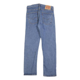 LEVI'S 505 Mens Jeans Blue Regular Straight Denim Medium W32 L30 Classic Cotton