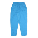GITANO Womens Cotton Blend Blue Regular Fit Tapered Leg Trousers W28 L28 Casual