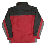 KEMPO Mens Red & Black Zip Up Polyester Outdoor Jacket L Casual Lightweight