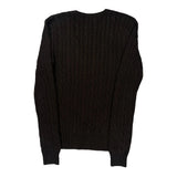 Ralph Lauren Sport Cable Knit Sweater - Medium Brown Cotton