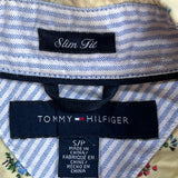 Tommy Hilfiger Slim Fit Short Sleeve Shirt - Small Multicoloured Cotton