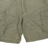 CARHARTT Mens Cargo Shorts Green L W38 Relaxed Fit Cotton Blend Workwear