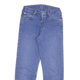 LEVI'S Mens Blue Regular Straight Denim Rinse W26 L26 Stylish Jeans