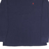 POLO RALPH LAUREN Mens Navy Blue Long Sleeve Crew Neck Cotton T-Shirt L