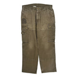 Carhartt Carpenter Trousers - 36W 32L Brown Cotton