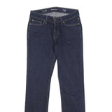 LEVI'S Womens Classic Jeans Blue Skinny Denim Raw W27 L32 Zip Cotton Blend