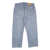 LEVI'S 505 Mens Jeans Blue Regular Straight Denim Medium W36 L27 Classic Zip