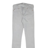 7 FOR ALL MANKIND Womens Slim Skinny Denim Light W26 L27 Cotton Blend Zip Jeans