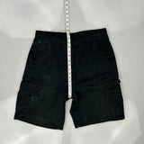 Levis Cargo Shorts - 34W 10L Black Cotton