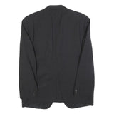 JOOP! Mens Black Wool Blend Classic Jacket XL Woven Button Closure Tailored