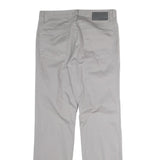 CALVIN KLEIN JEANS Mens Regular Cotton Grey Trousers W32 L32 Casual Zip Fly