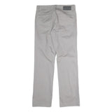 CALVIN KLEIN JEANS Mens Regular Cotton Grey Trousers W32 L32 Casual Zip Fly