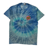 Santa Cruz Tie-Dye T-Shirt - Medium Blue Cotton