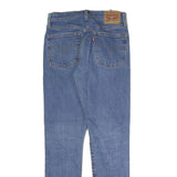 LEVI'S 501S Womens Jeans Blue Slim Skinny Denim Medium W26 L27 Zip Closure