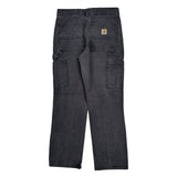 Carhartt Double Knee Carpenter Trousers - 30W 30L Grey Cotton