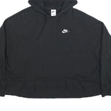 NIKE Womens Black Hoodie Pullover XL Cotton Blend Sportswear Casual