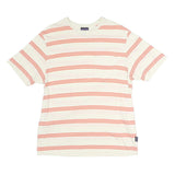 PATAGONIA Mens White & Red Striped T-Shirt M Short Sleeve Crew Neck Casual