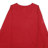 ADIDAS Mens Red Rock Creek Lions Graphic Long Sleeve Crew Neck T-Shirt L