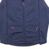 HELLY HANSEN Womens Navy Blue Softshell Jacket M Polyester Blend Zip Outdoor