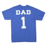 NFL Mens Blue Colts Graphic T-Shirt M Short Sleeve Crew Neck Dad Detail