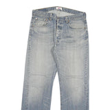 LEVI'S 501 Mens Jeans Blue Regular Straight Denim Light W34 L32 Classic Cotton
