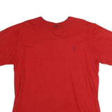 POLO RALPH LAUREN Mens Red Classic T-Shirt M Short Sleeve Crew Neck Cotton