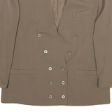 BASLER Womens Beige Button Jacket XL Polyester Blend Double Breasted Classic
