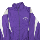 SPEEDLINE Mens Purple & White Swimming & Diving Track Jacket L Polyester Blend